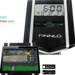Vélo d'entraînement elliptique avec écran LCD et roue d'inertie 16 kg