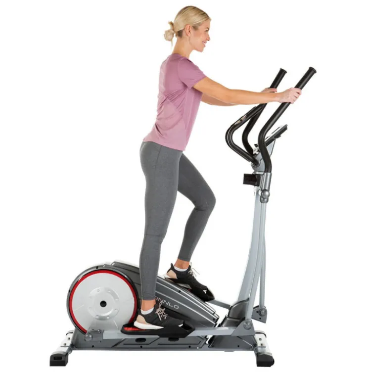 Vélo d'entraînement elliptique avec écran LCD et roue d'inertie 16 kg