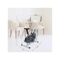 Vélo d'entraînement elliptique avec moniteur LCD et résistance réglable