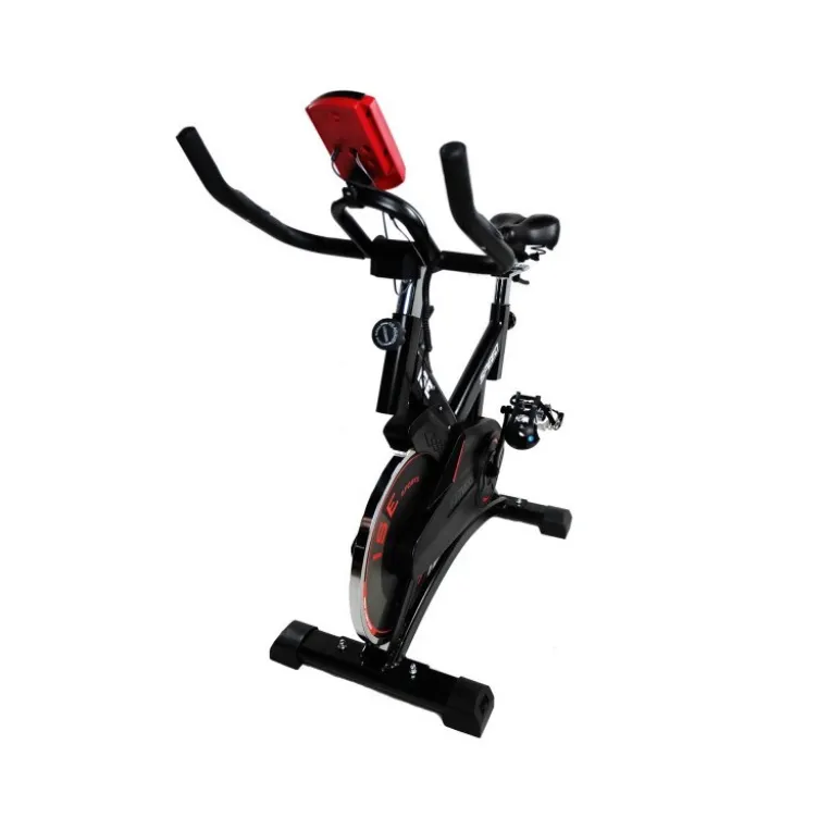 Vélo de spinning avec console multi-fonction roue d'inertie à résistance