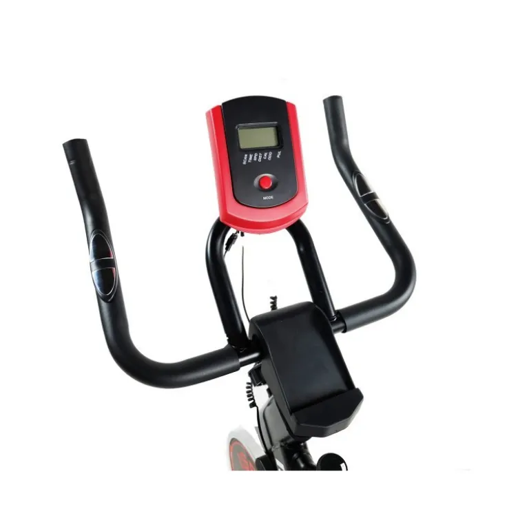 Vélo de spinning avec console multi-fonction roue d'inertie à résistance