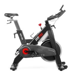 Vélo de spinning avec roue d'inertie 24 kg - Résistance par friction