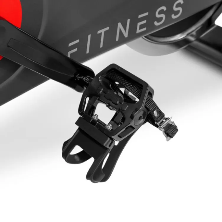 Vélo de spinning avec roue d'inertie 24 kg - Résistance par friction