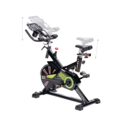 Vélo de spinning avec roue d'inertie 15 kg pour homegym