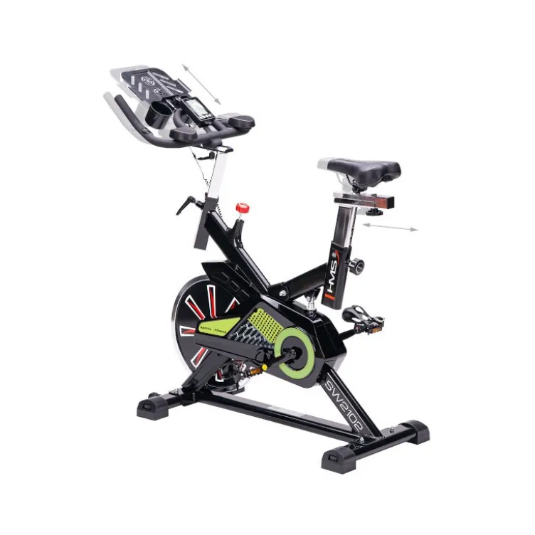 Vélo de spinning avec roue d'inertie 15 kg pour homegym