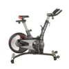 Vélo de spinning Drakkaris avec volant d'inertie puissant de 18 kg et système de freinage à friction - Siège réglable