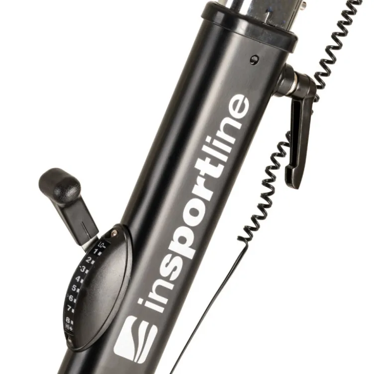 Vélo de spinning Drakkaris avec volant d'inertie puissant de 18 kg et système de freinage à friction - Siège réglable