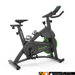 Vélo de Spinning InCondiS120i avec roue d'inertie de 14 kg pour entraînement de cardio-training