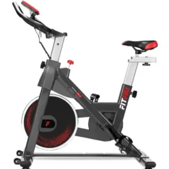 Vélo de spinning pour entraînement en home-gym équipé d'un écran LCD multifonctions