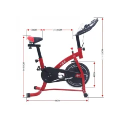 Vélo de Spinning pour entraînement à domicile avec écran d'affichage