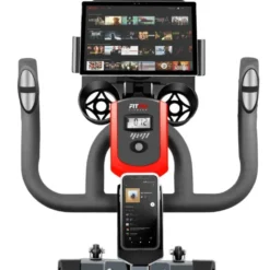 Vélo de spinning réglable avec roue d'inertie 16 kg et écran LCD