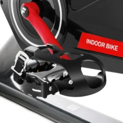 Vélo de spinning réglable avec roue d'inertie 16 kg et écran LCD