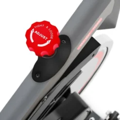 Vélo de spinning réglable avec roue d'inertie 16 kg et écran LCD