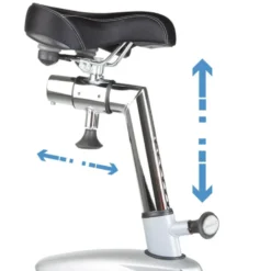 Vélo d'exercices de cardio ultra-silencieux avec ordinateur de suivi des performances