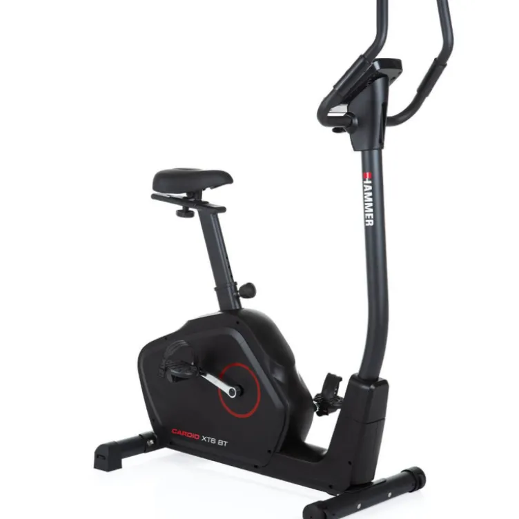 Vélo d'exercices de cardio XT6 BT avec affichage LCD complet - 10 à 350 watts