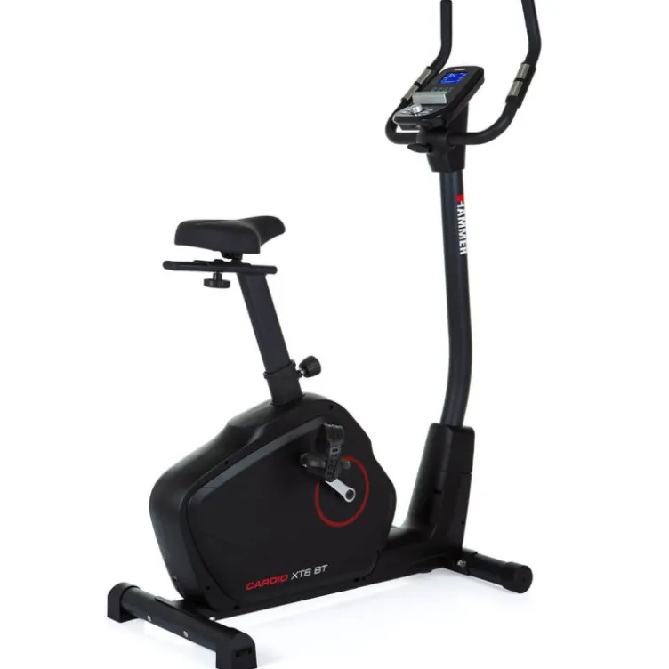 Vélo d'exercices de cardio XT6 BT avec affichage LCD complet - 10 à 350 watts