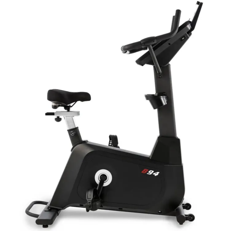 Vélo d'exercices silencieux avec écran LCD complet et roue d'inertie 12 kg - Idéal pour un studio