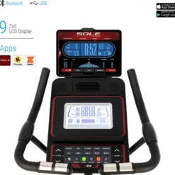 Vélo d'exercices silencieux avec écran LCD complet et roue d'inertie 12 kg - Idéal pour un studio