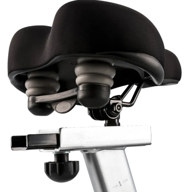 Vélo d'exercices silencieux avec écran LCD complet et roue d'inertie 12 kg - Idéal pour un studio
