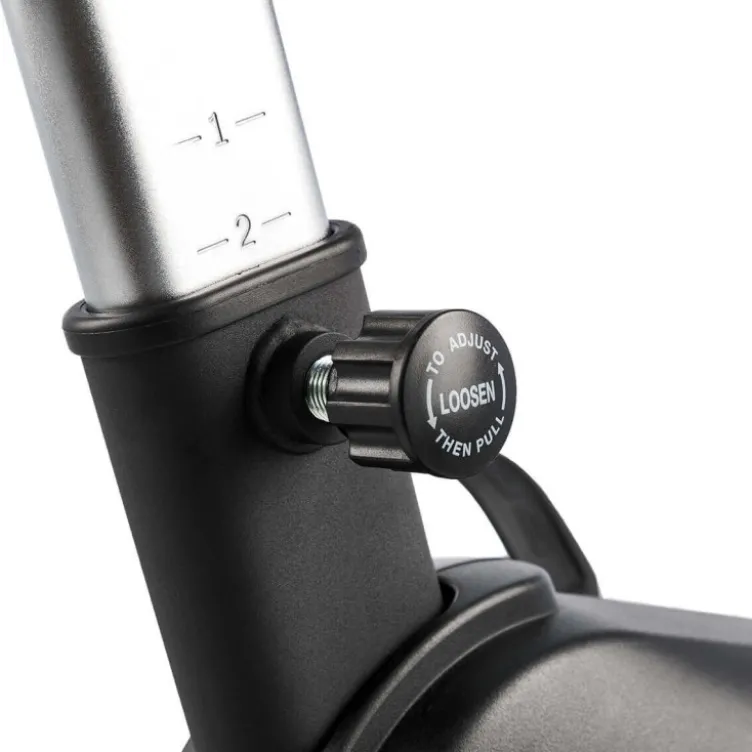Vélo d'exercices silencieux avec écran LCD complet et roue d'inertie 12 kg - Idéal pour un studio