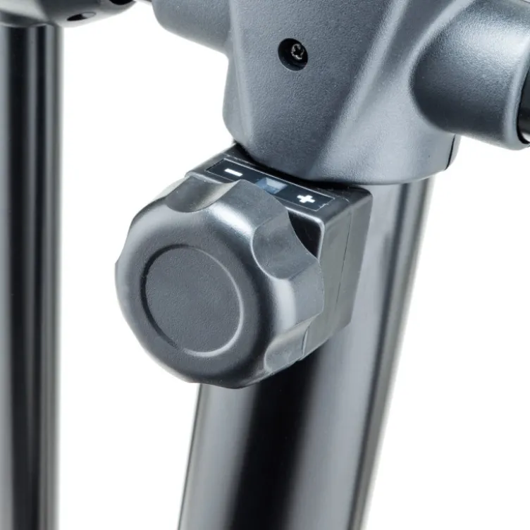 Vélo elliptique Atlanta Black à commande manuel et fonctionnement ultra silencieux - Volant d'inertie de 7 kg