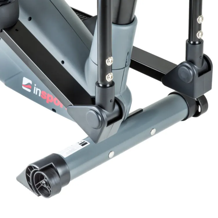 Vélo elliptique Atlanta Black à commande manuel et fonctionnement ultra silencieux - Volant d'inertie de 7 kg