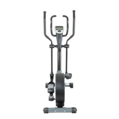 Vélo elliptique Atlanta Black à commande manuel et fonctionnement ultra silencieux - Volant d'inertie de 7 kg