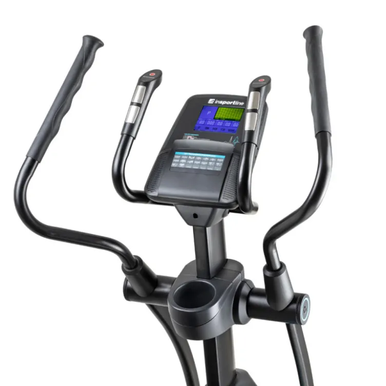Vélo elliptique au design moderne pour renforcement musculaire et training cardio - Repose pieds avec inclinaison réglable