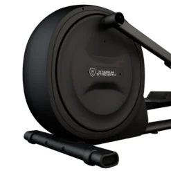 Vélo elliptique auto-alimenté Titanium Strength CT2000 avec écran LED et 20 niveaux de résistance - Foulée longue