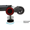 Vélo elliptique avec roue d'inertie de 12 kg et écran LCD - 350 watts max