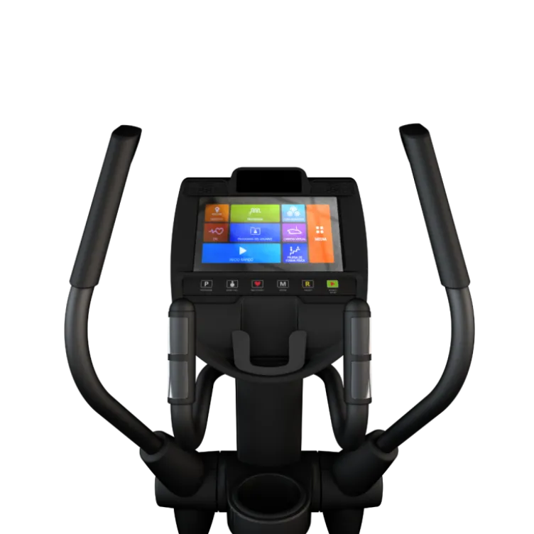 Vélo elliptique connecté à foulée large avec écran tactile autonome - 32 programmes d'entraînement CT2000T Titanium Strength