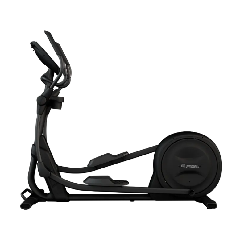 Vélo elliptique connecté à foulée large avec écran tactile autonome - 32 programmes d'entraînement CT2000T Titanium Strength