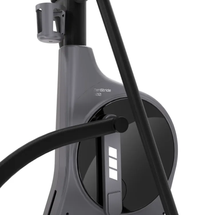 Vélo elliptique connecté Zenstride 600 avec roue d'inertie de 9 kg et course réglable - Difficulté réglable sur 32 niveaux