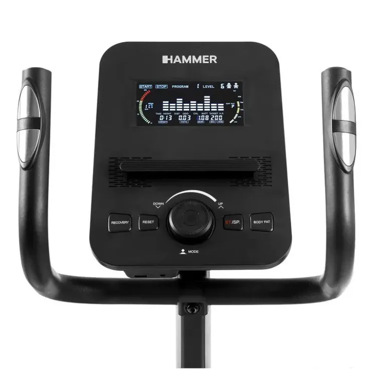Vélo elliptique de cardio SpeedMotion II avec roue d'inertie 18 kg - 3 niveaux d'inclinaison et 16 niveaux d'intensité