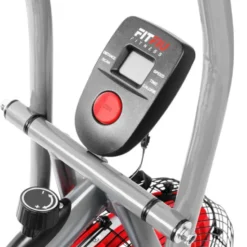 Vélo elliptique de crosstraining avec résistance à air et écran LCD
