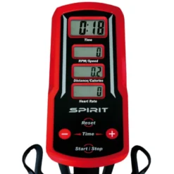 vélo elliptique d'entraînement avec roue d'inertie de 18 kg et écran LCD - Homegym - Spirit E-Glide