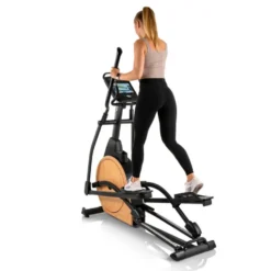 Vélo elliptique Hammer avec roue d'inertie de 20 kg et écran tactile TFT - 32 niveaux de résistance