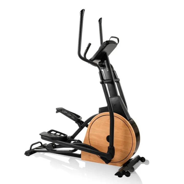 Vélo elliptique Hammer avec roue d'inertie de 20 kg et écran tactile TFT - 32 niveaux de résistance