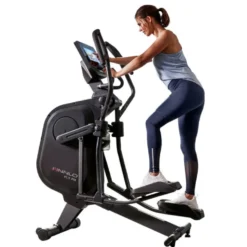 Vélo elliptique haut de gamme avec écran tactile et divertissements multimédias - 30 à 400 watts