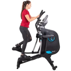 Vélo elliptique inCondi ET800i avec écran de contrôle tactile et longueur de foulée réglable - 16 modes de résistance