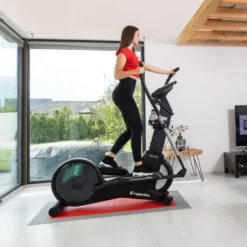 Vélo elliptique Kapekor avec 2 volant d'inertie pour fonctionnement fluide et agréable - Ecran de contrôle complet