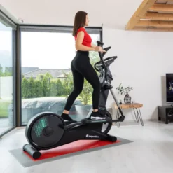 Vélo elliptique Kapekor avec 2 volant d'inertie pour fonctionnement fluide et agréable - Ecran de contrôle complet
