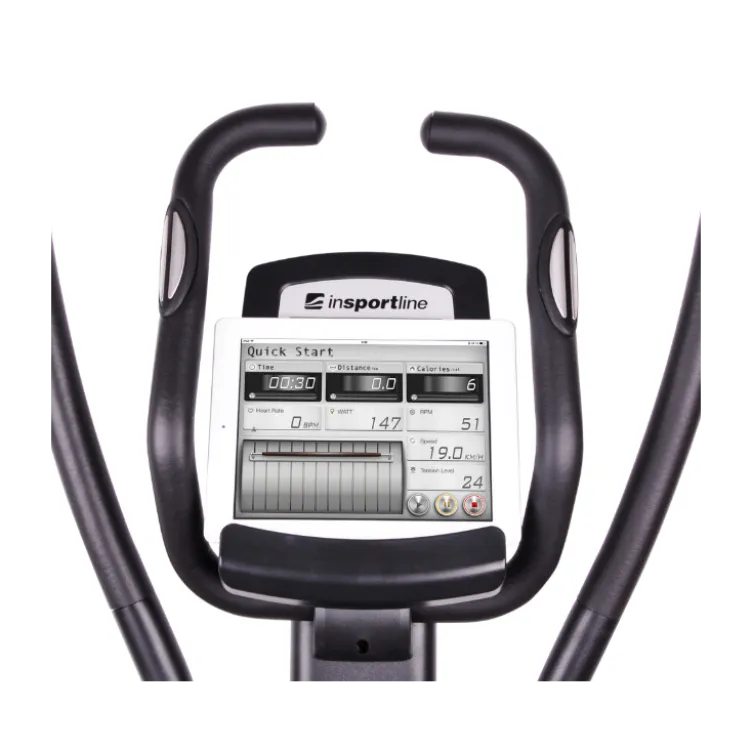 Vélo elliptique éléctronique InCondi ET600i de cardio-training roue d'inertie 8kg et écran LCD