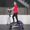 Vélo elliptique Madesto moderne avec support pour tablettes - Ecran de contrôle et moniteur de fréquence cardiaque