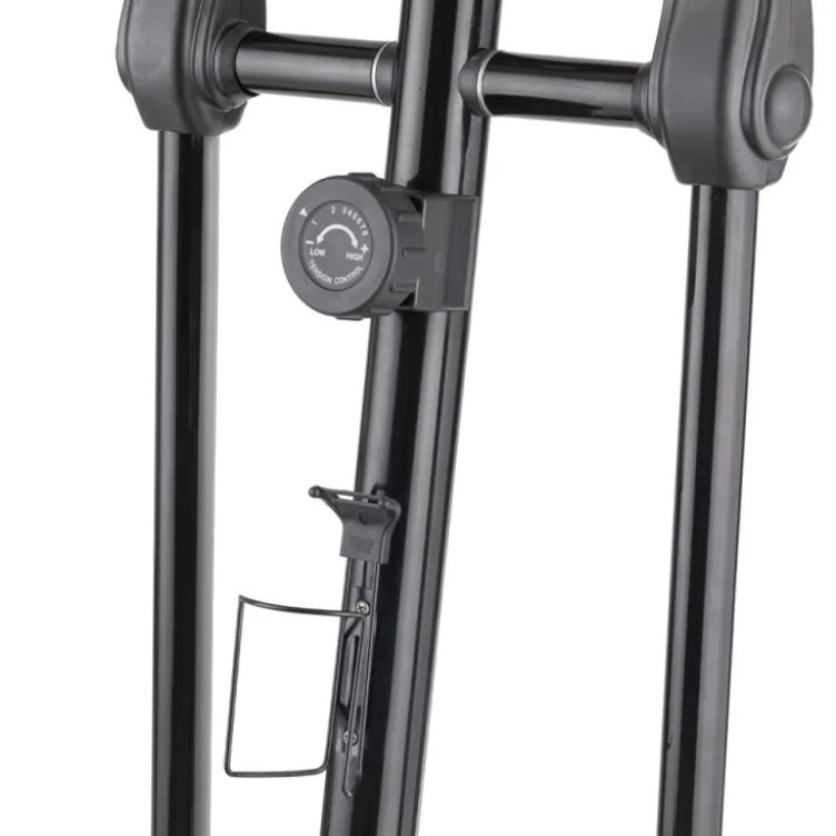 Vélo elliptique Petyr ET stable compact pour training cardio en salle de sport personnelle - Fonctionnement à résistance manuel