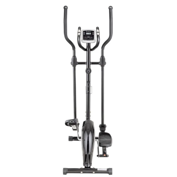 Vélo elliptique Petyr ET stable compact pour training cardio en salle de sport personnelle - Fonctionnement à résistance manuel