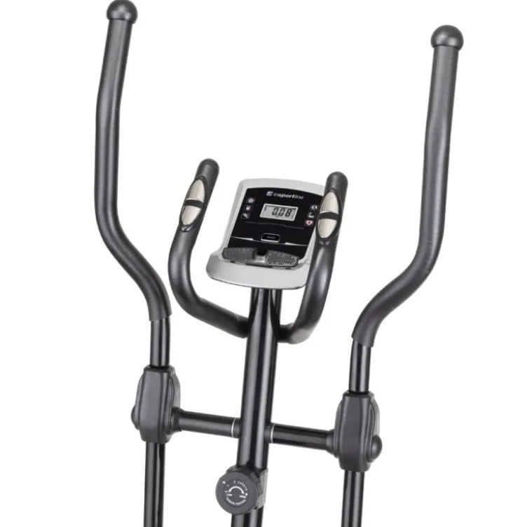 Vélo elliptique Petyr ET stable compact pour training cardio en salle de sport personnelle - Fonctionnement à résistance manuel