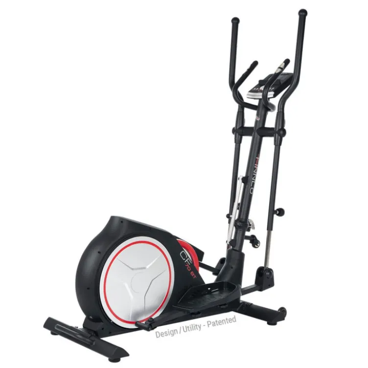 Vélo elliptique pliable de haute technologie avec écran LCD pour cardio à domicile