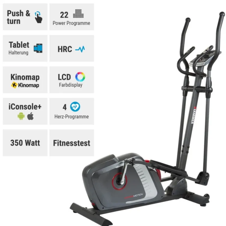 Vélo elliptique pour entraînement en appartement - Mouvement de course réaliste