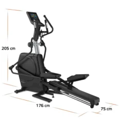 Vélo Elliptique professionnel Velocer ET ergonomique et inclinable pour espace de cardio-training en salle de sport commerciale
